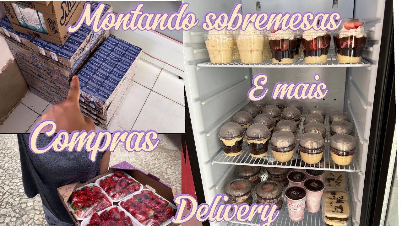 PRODUÇÃO DE DOCES PARA O DELIVERY |VENDAS | DICAS E MAIS