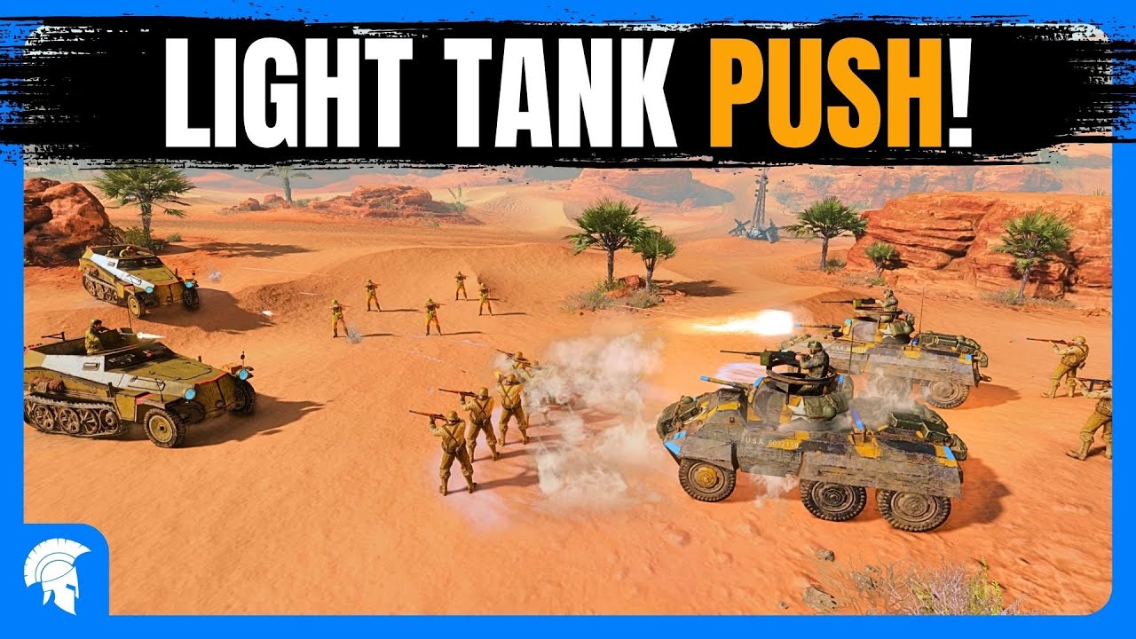 LIGHT TANK PUSH! - 4vs4 - US Forces - Company of Heroes 3