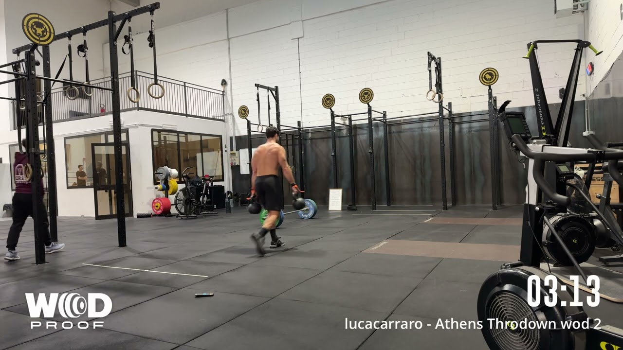 Athens Throdown - Qualifier wod 2 - Luca Carraro - Cat: Man elite