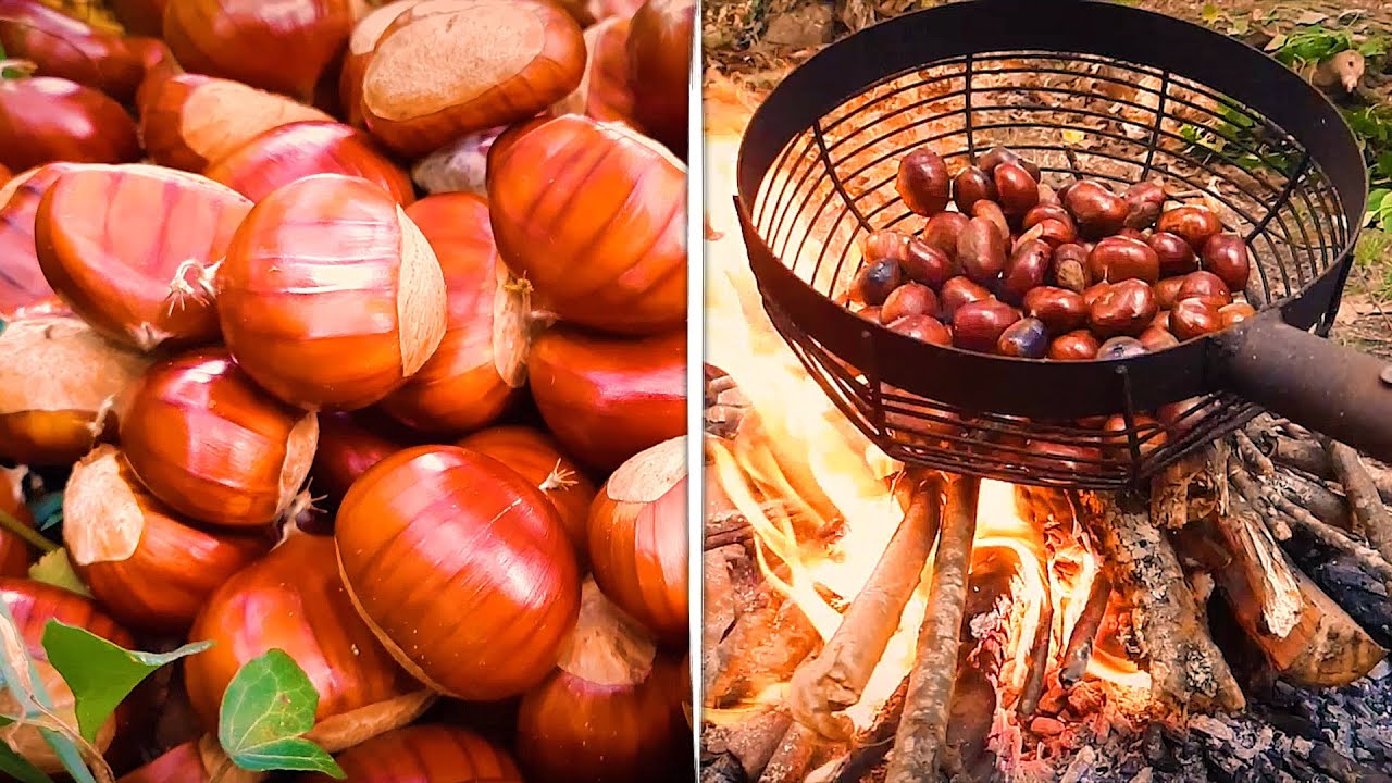ASMR CHÂTAIGNES : Ode à l'AUTOMNE - Marrons grillés recette (Relaxation Détente Sommeil)