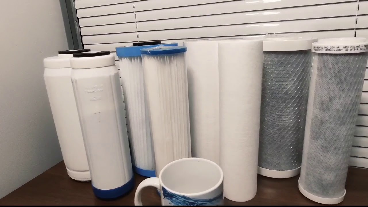 Refis para Filtro de &Aacute;gua - Carv&atilde;o ativado, Plissado, Polipropileno,