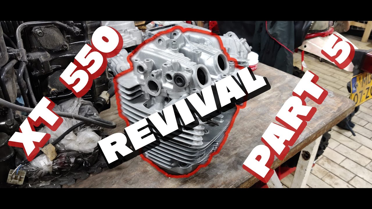 Yamaha XT 550 - Engine cooling fins - Part 5 - Offroad Enduro Classic Motorcycle Restoration