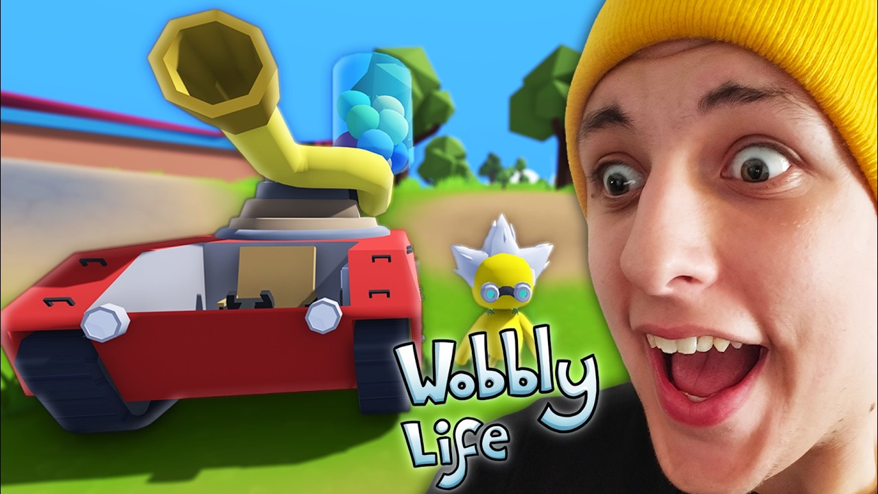 Dieser PANZER schießt mit WASSER! | Wobbly Life