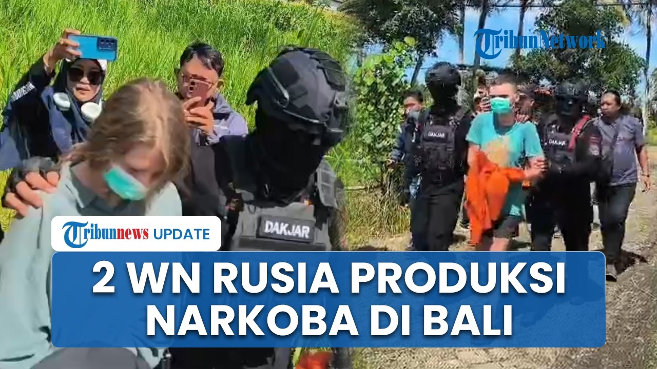 BNN Bongkar Lab Narkoba Rahasia 2 WN Rusia di Bali, Pelaku Beroperasi Pakai Nama Samaran