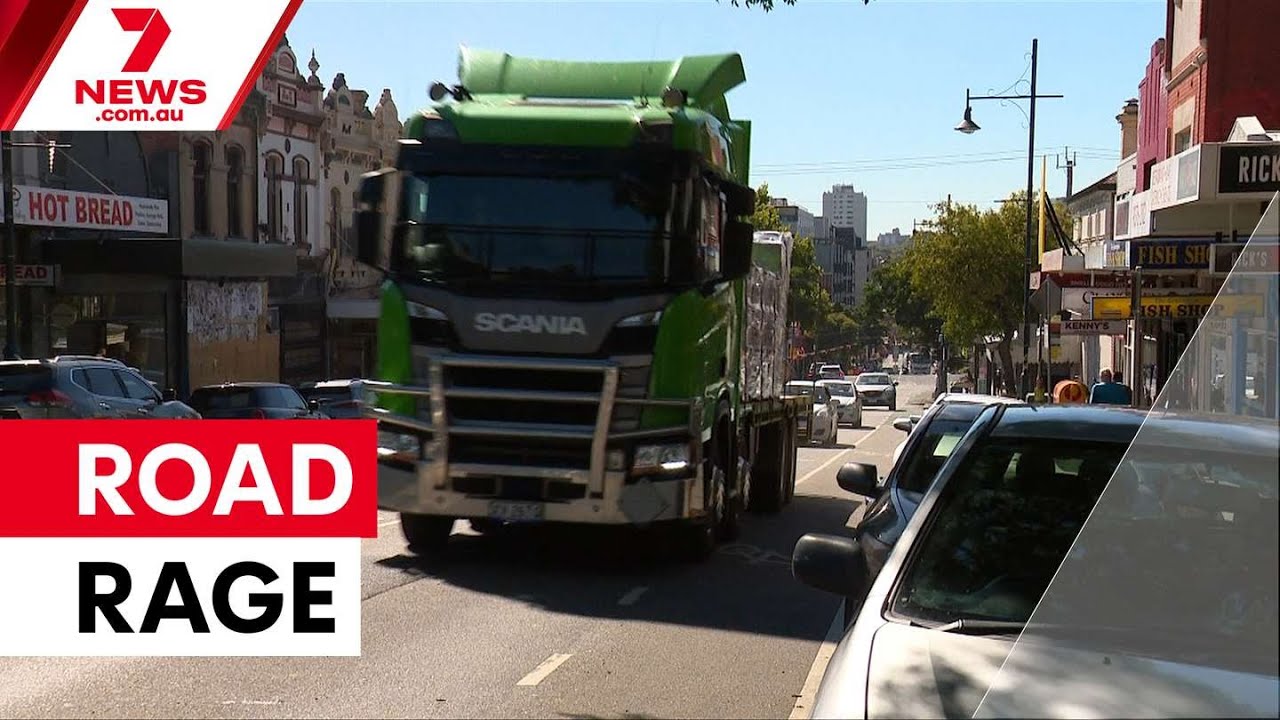 Kensington locals crying foul over a spike in trucks rat-running near schools and shops | 7NEWS
