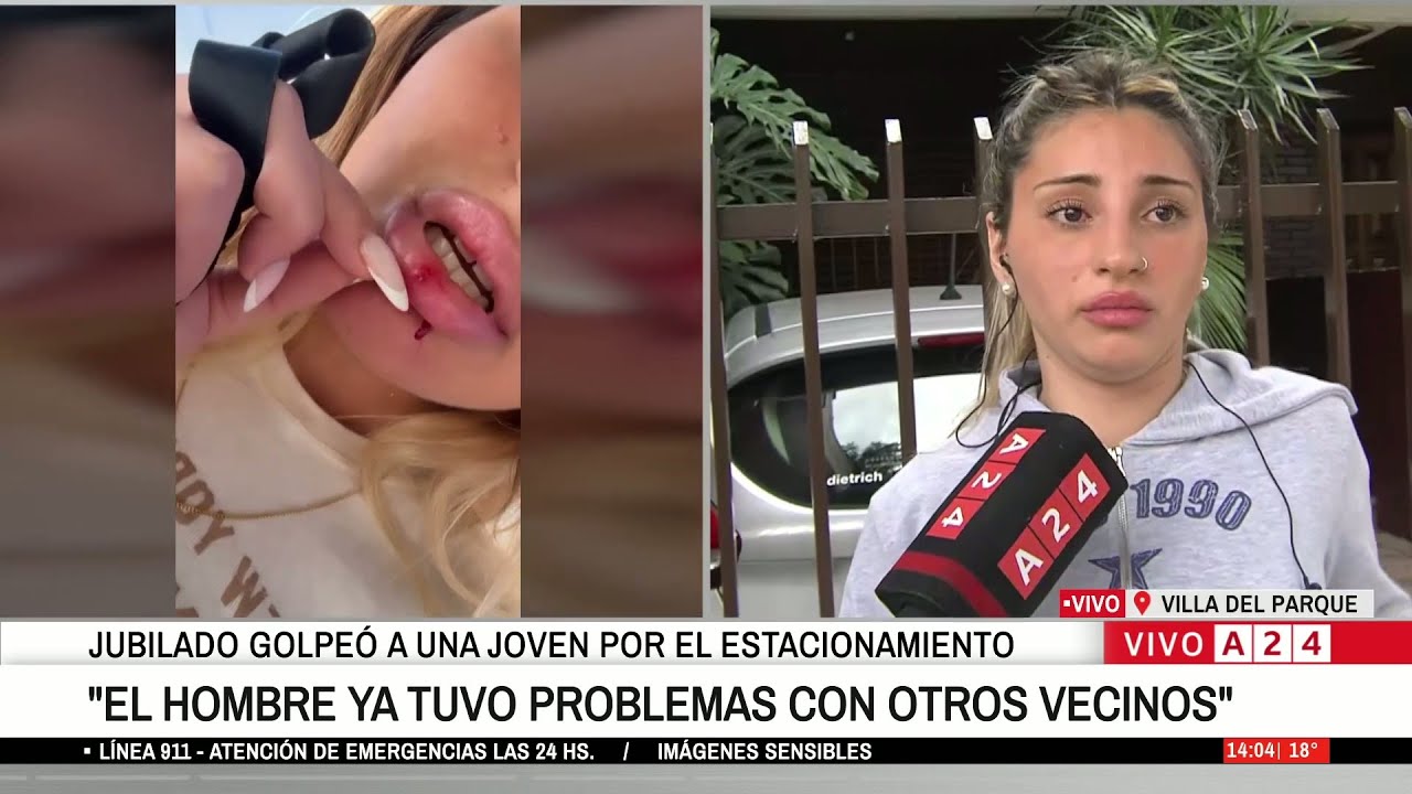 📢  UN JUBILADO VIOLENTO AGREDIÓ A SU VECINA POR EL ESTACIONAMIENTO: 