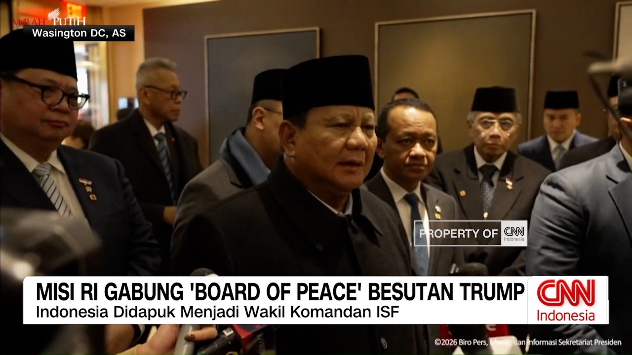 Misi RI Gabung Board of Peace Besutan Trump