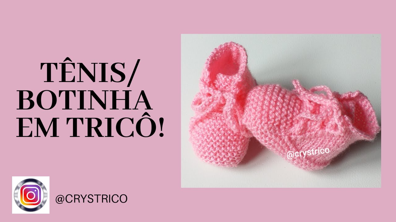 Tênis Botinha em Tricô - Crys Tricô