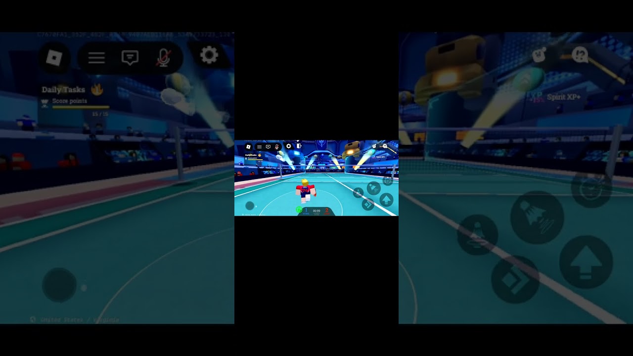 Playing tacket in roblox 