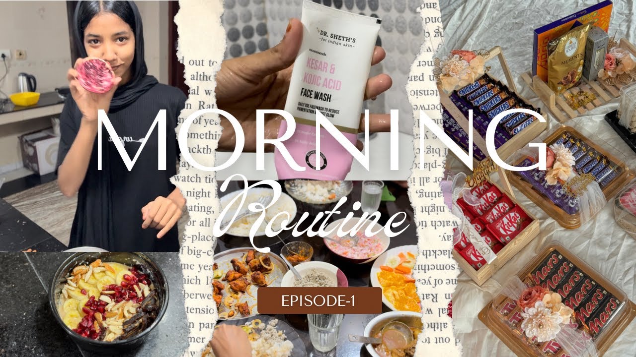A morning routine vlog✨ #morningroutine #shortsfeed #vlog #work #foodie #skincare #trending 