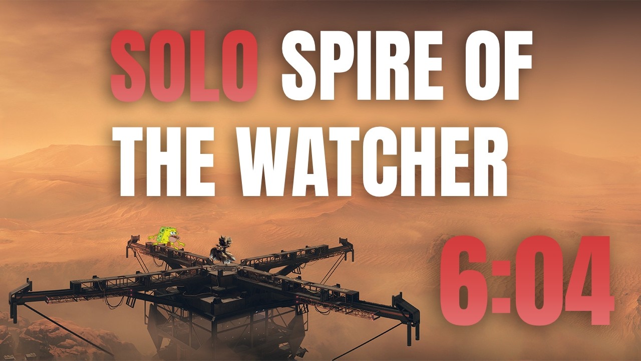 Solo Spire of The Watcher Speedrun WR [6:04]