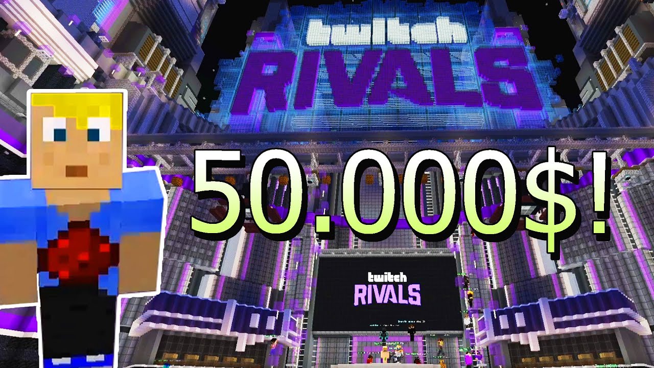 50.000$ Minecraft Turnier mit BastiGHG, VeniCraft & Gtime - Minecraft ESports Twitch Rivals!