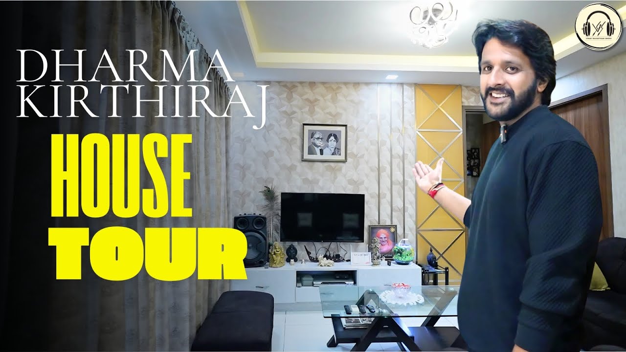 Inside Dharma Kirthiraj Home | ಕನ್ನಡ BigBoss 11 Contestent | Vinaysanathanishow.