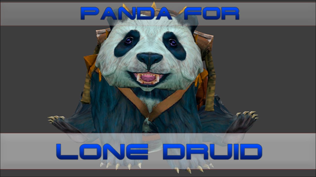 Панда-медведь для Lone Druid (Panda-bear for Lone Druid)