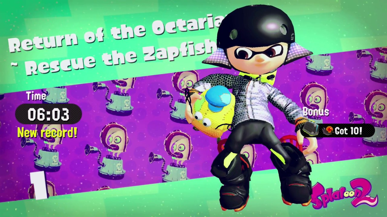 Splatoon 2 Episode 1 Return of the Octarians Rescue the Zapfish!