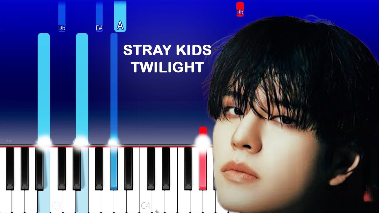 Stray Kids - twilight (Piano Tutorial)