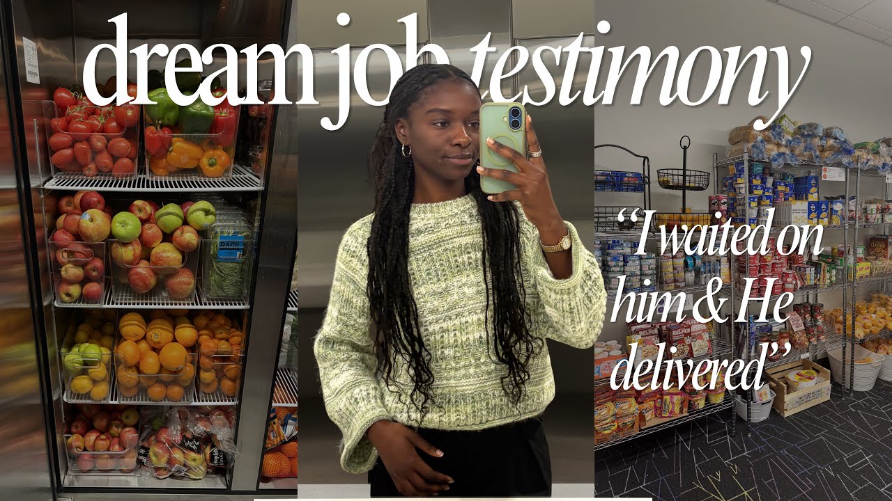 testimony: how God gave me my DREAM job!