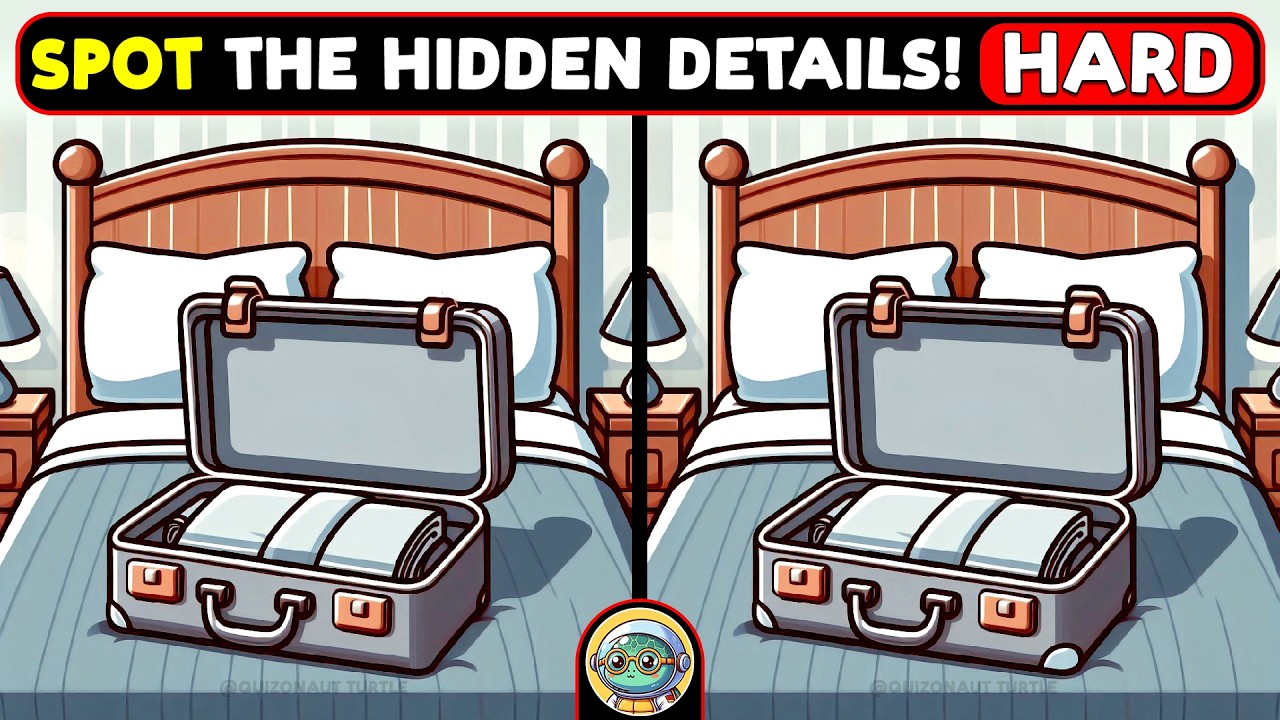🐢🧩 Spot 3 Differences | Sharpen Your Focus 🧩🐢 | Quizonaut Turtle