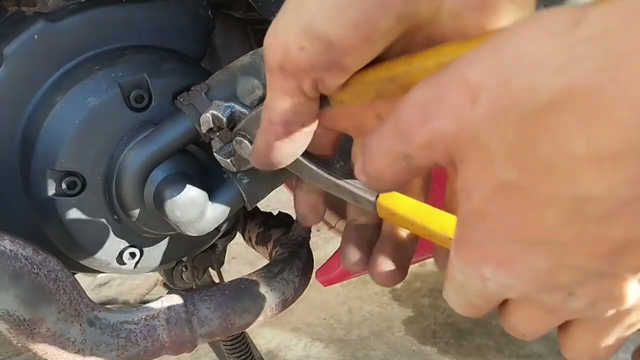حل مشكلة pompe à eau مضخة ماء #scooter #50cc
