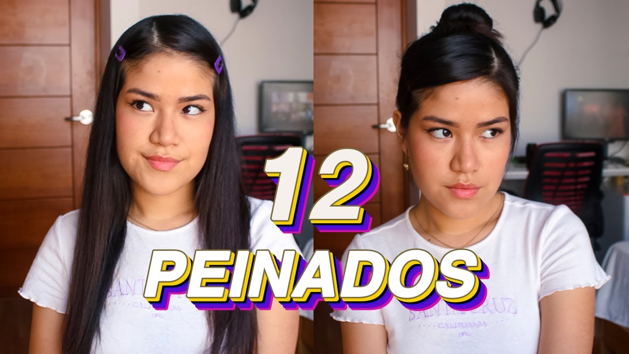 PEINADOS FÁCILES Y RÁPIDOS PARA UN MEJOR LOOK✨| 12 HAIRSTYLES | TakeThisTip