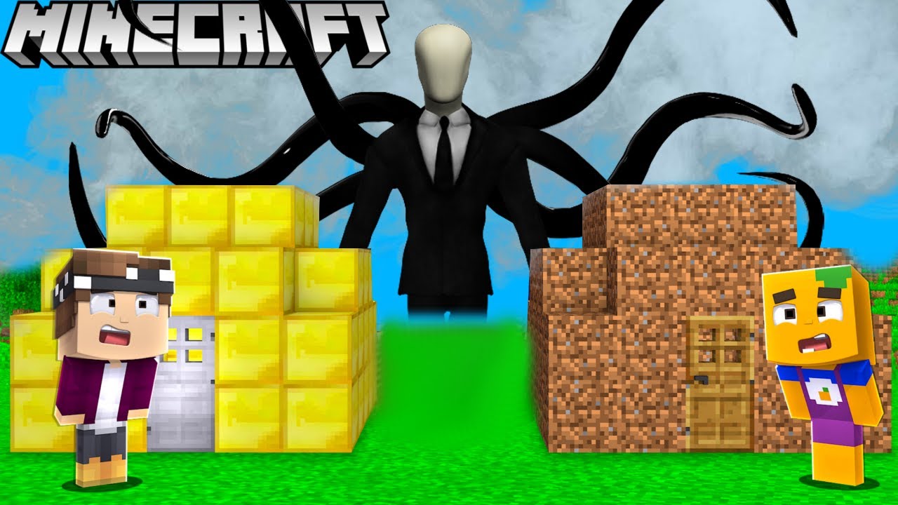 HORROR CHARAKTERE vs. OP BASE in Minecraft!