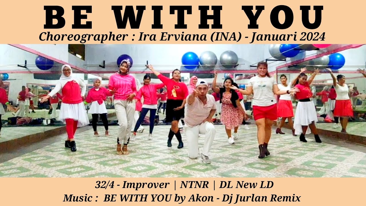 Be With You Line Dance | Improver | @Iraerviana  (INA)