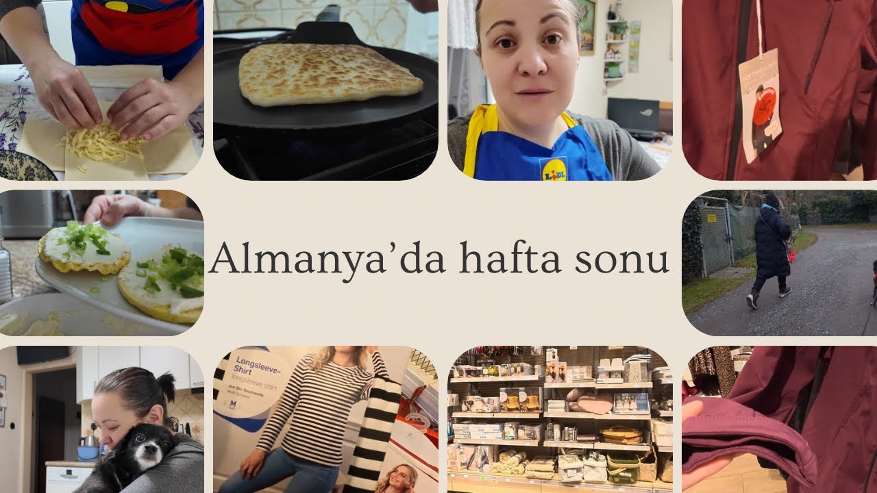 Bir Cumartesi Vlogu | Pratik Gözleme,Rossmann & Tchibo Alışverişim🛍️#almanyavlog 
