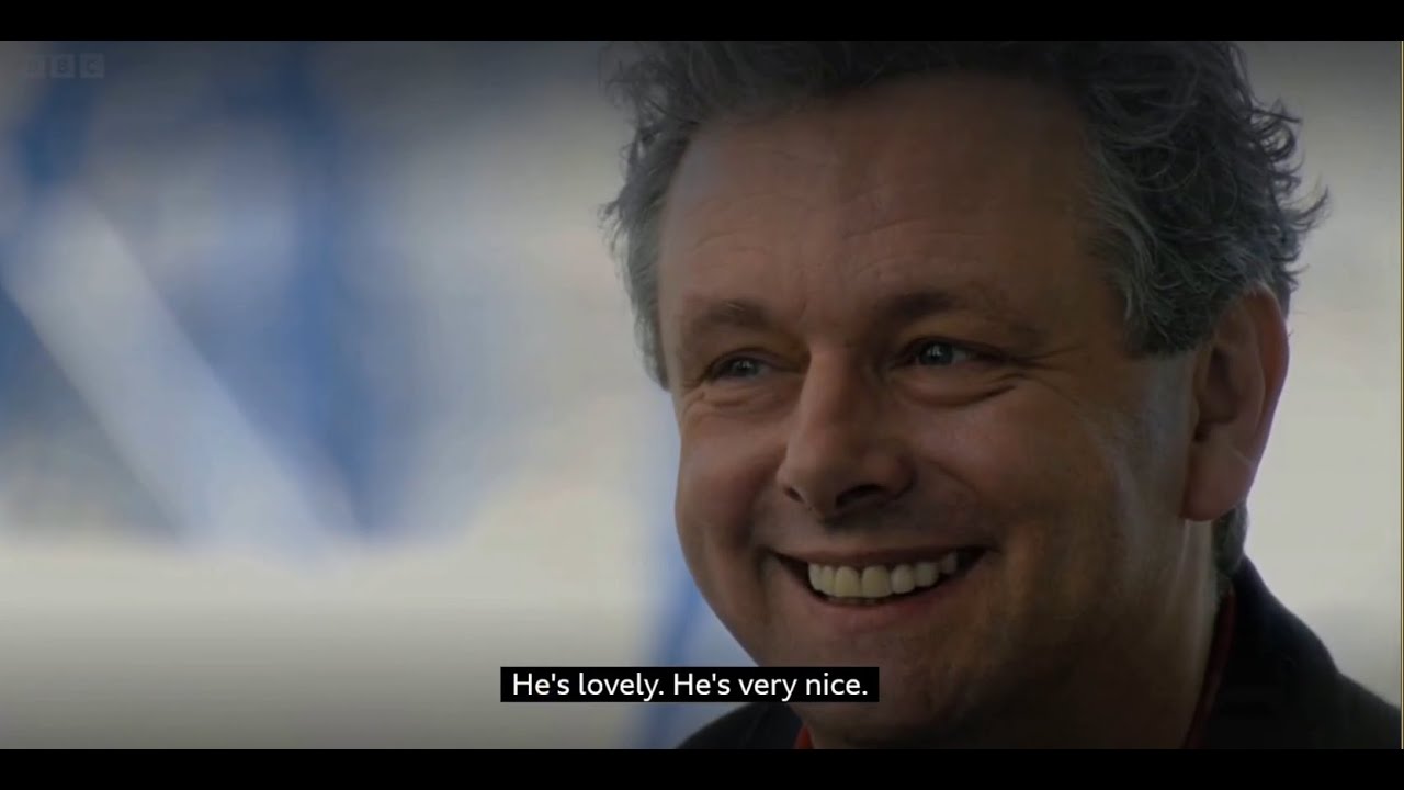 Michael Sheen talks about David Tennant 3 (4?) times in The Assembly (including the Good Omens kiss)