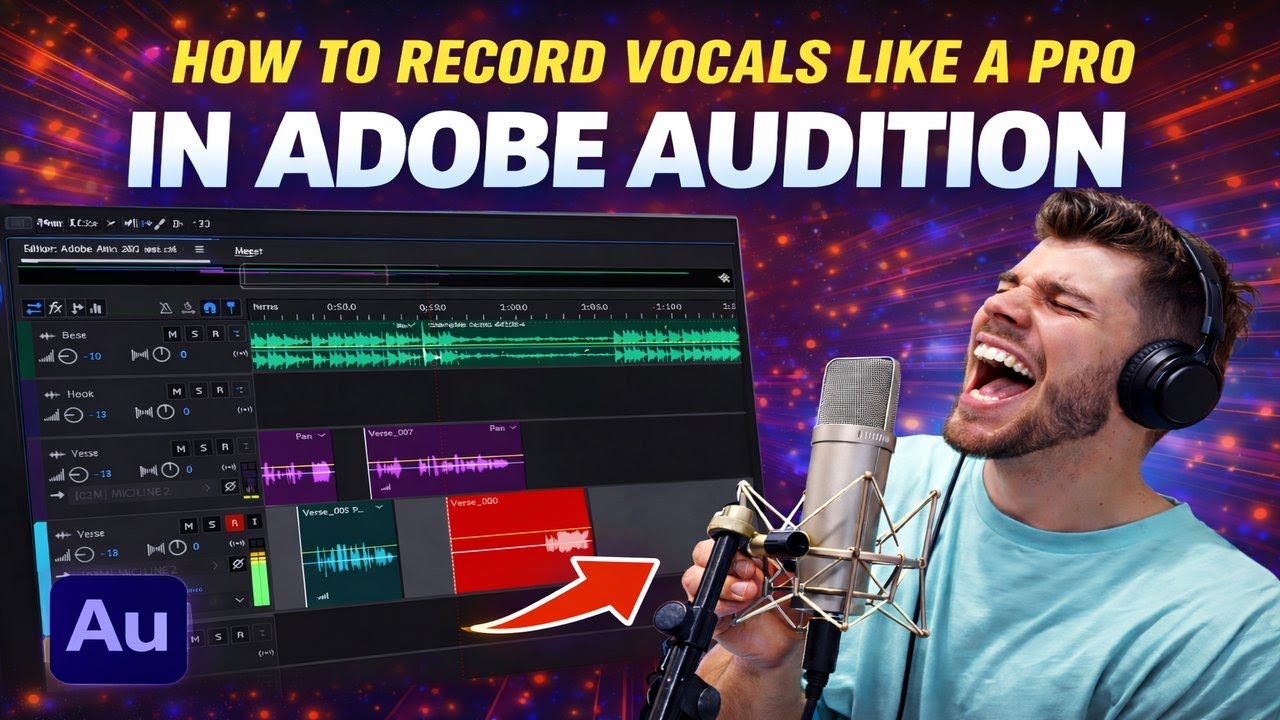 How to Record Vocals in Adobe Audition Like a PRO