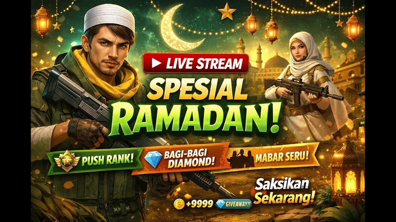 LIVE FF 🔴 Ngejar Booyah Bareng Viewers!#livefreefiremaxindonesia #freefire #ffindonesia#shots #live