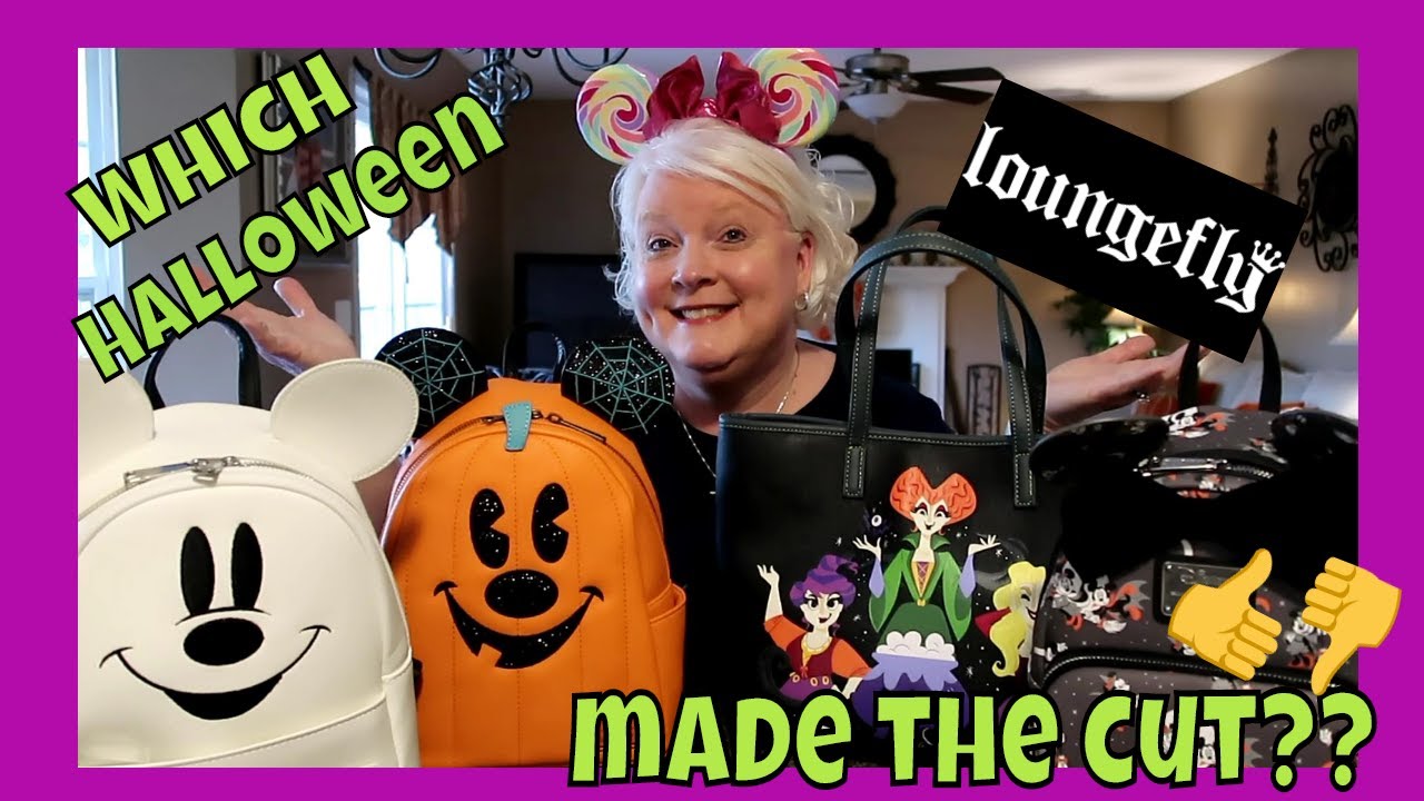 My LOUNGEFLY Halloween Backpacks!!  Which made the cut??