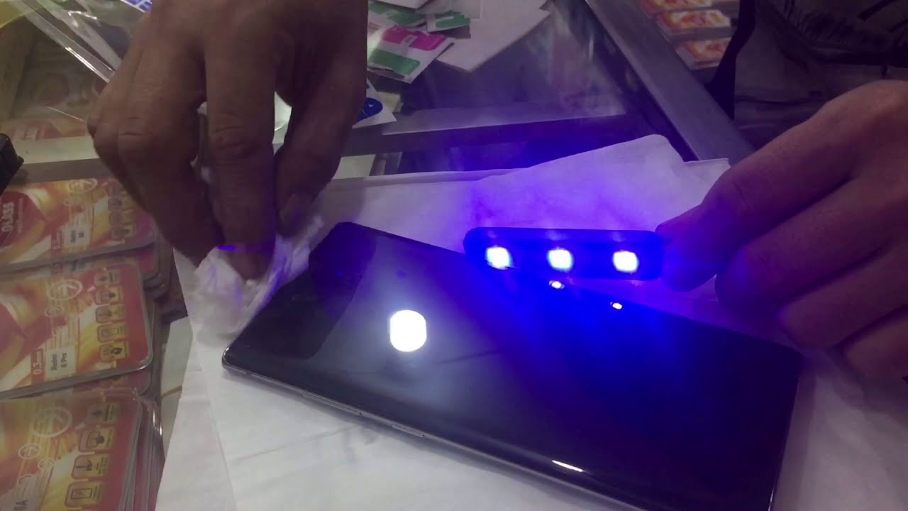 Tutorial Cara Pasang Tempered Glass UV Samsung Galaxy Note 10 Plus