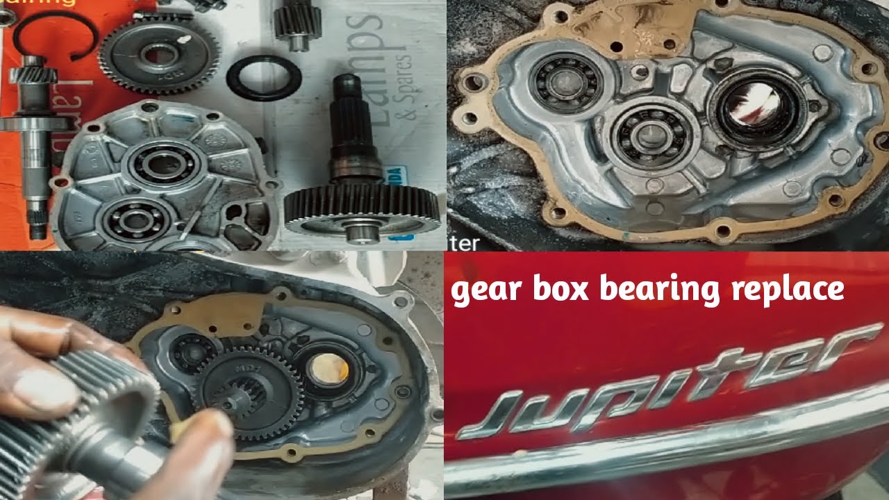 TVS Jupiter  gear box bearing replace#GRAND EDITION#classic #Bs4#BS6#ramubikerepairing