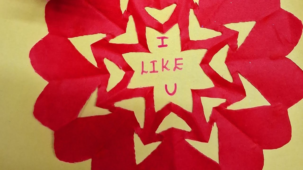Easy Valentine’s Day Paper Craft | DIY Heart Gift for Loved Ones 💖