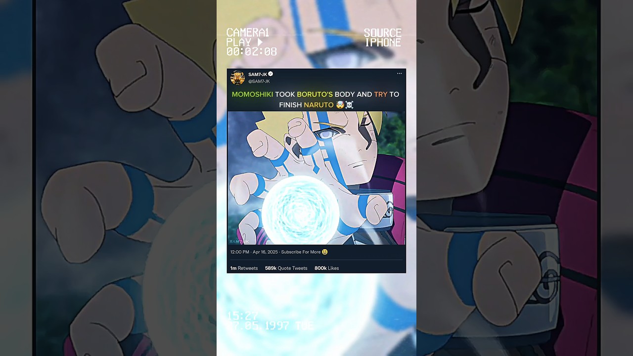 MOMOSHIKI TOOK BORUTO'S BODY AND TRY TO FINISH 7th HOKAGE 🤯☠️