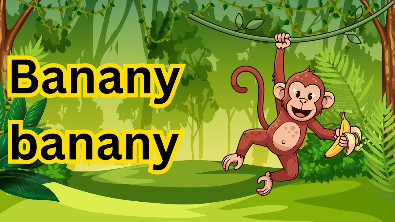 Banany, Banany! | Piosenka o Małpkach dla Dzieci
