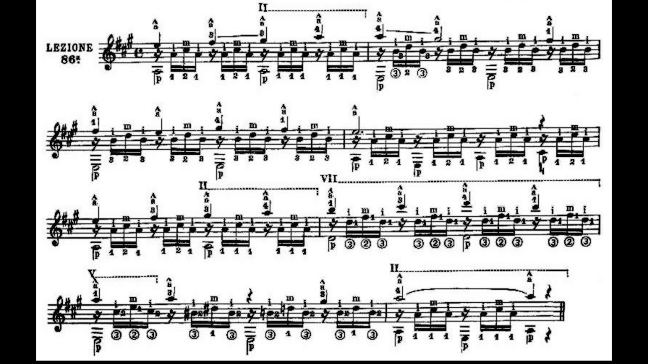 Julio Sagreras - Le prime lezioni di chitarra - Audiolezione 86