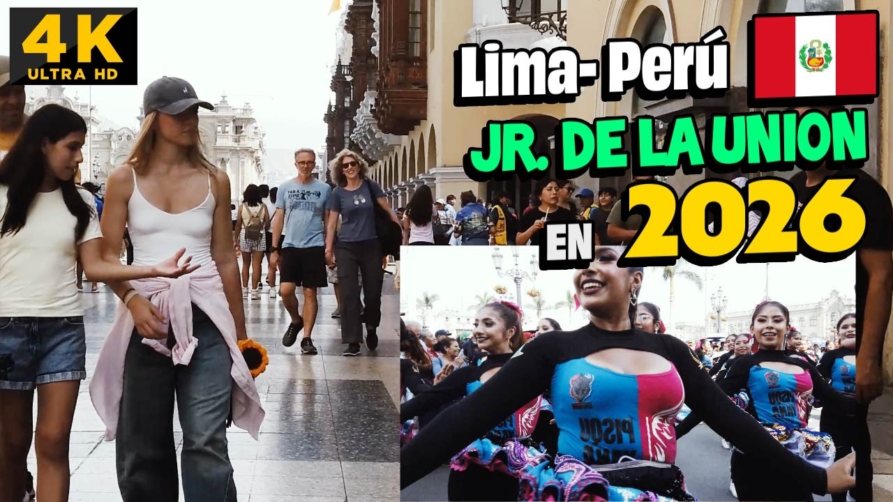 As&iacute; est&aacute; el Jir&oacute;n de la Uni&oacute;n HOY 2026 🇵🇪, Walking tour Lima Peru