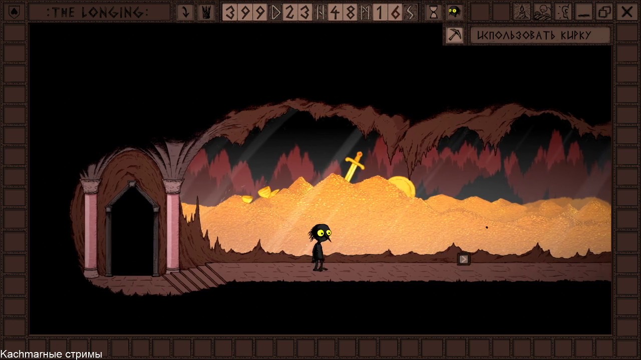 THE LONGING / Gameplay / No voice / Walkthrough / PC Steam game / HD 720p60FPS