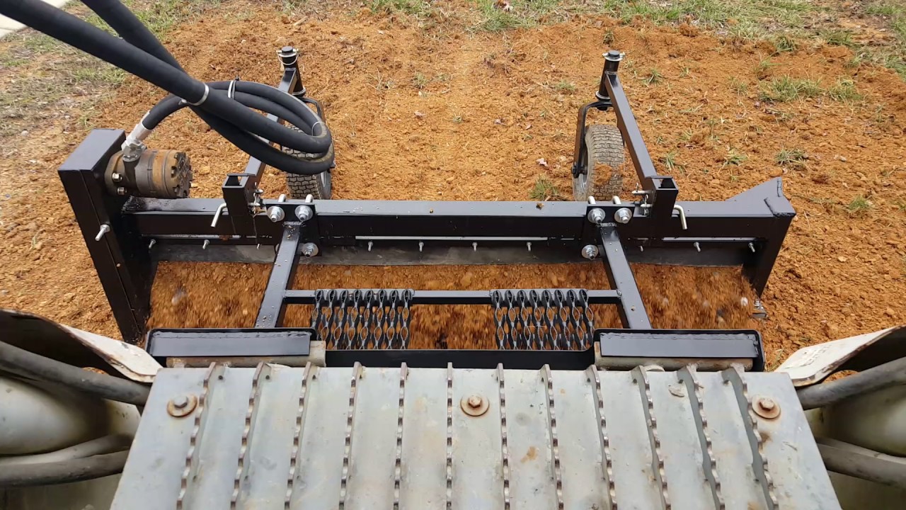 Homemade harley rake 1st test.