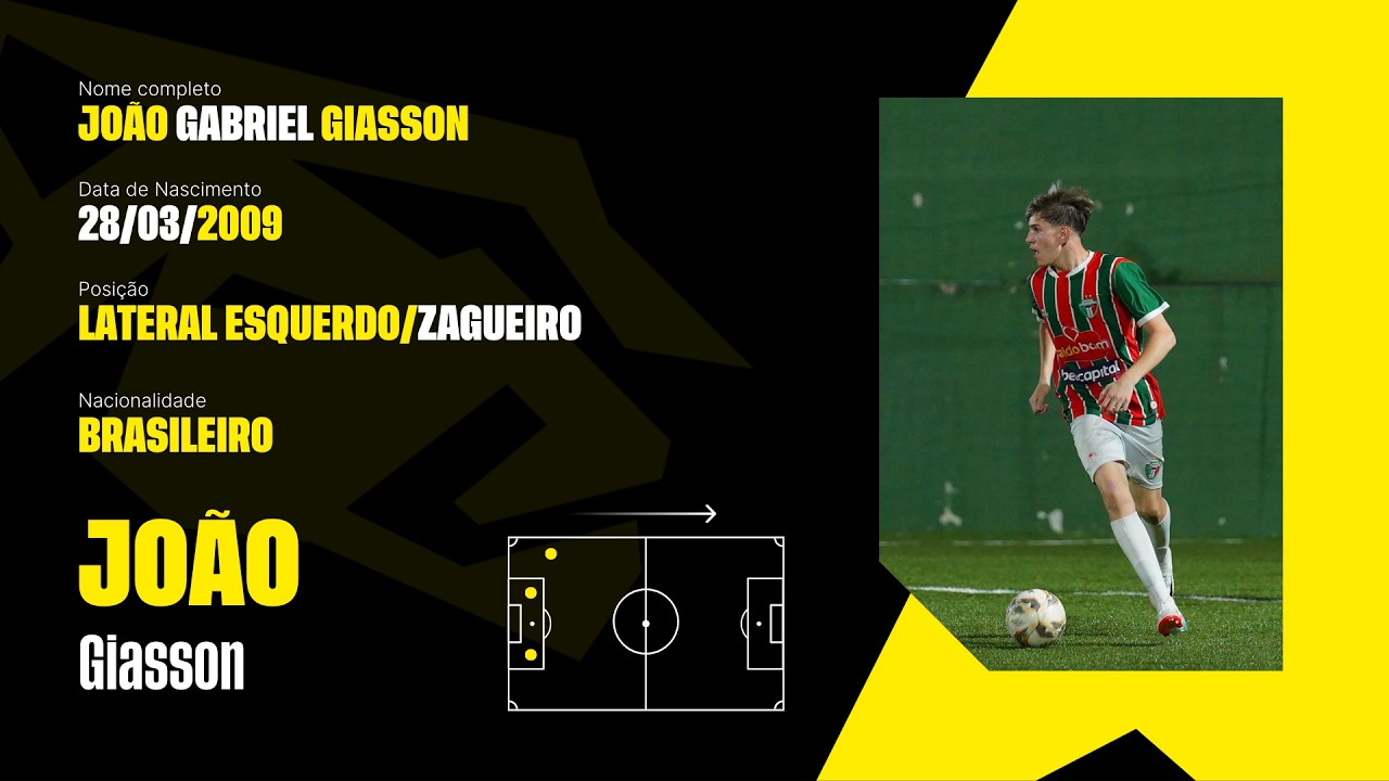 JOÃO GIASSON - 2009 - ZAGUEIRO/LATERAL ESQUERDO