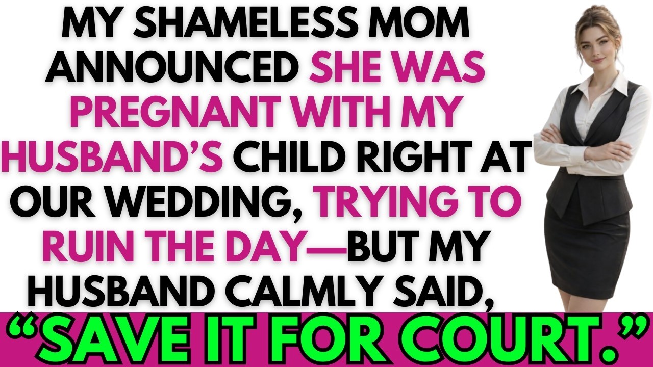 My Mom Announced She Was Pregnant By My Husband At Our Wedding—I Said, “Save It For Court.”