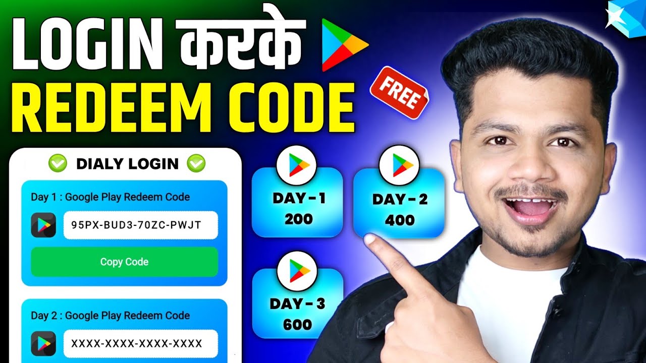 FREE 200 REDEEM CODE INSTANT 🤩 | HOW TO GET FREE GOOGLE PLAY STORE REDEEM CODES | REDEEM CODE APP 
