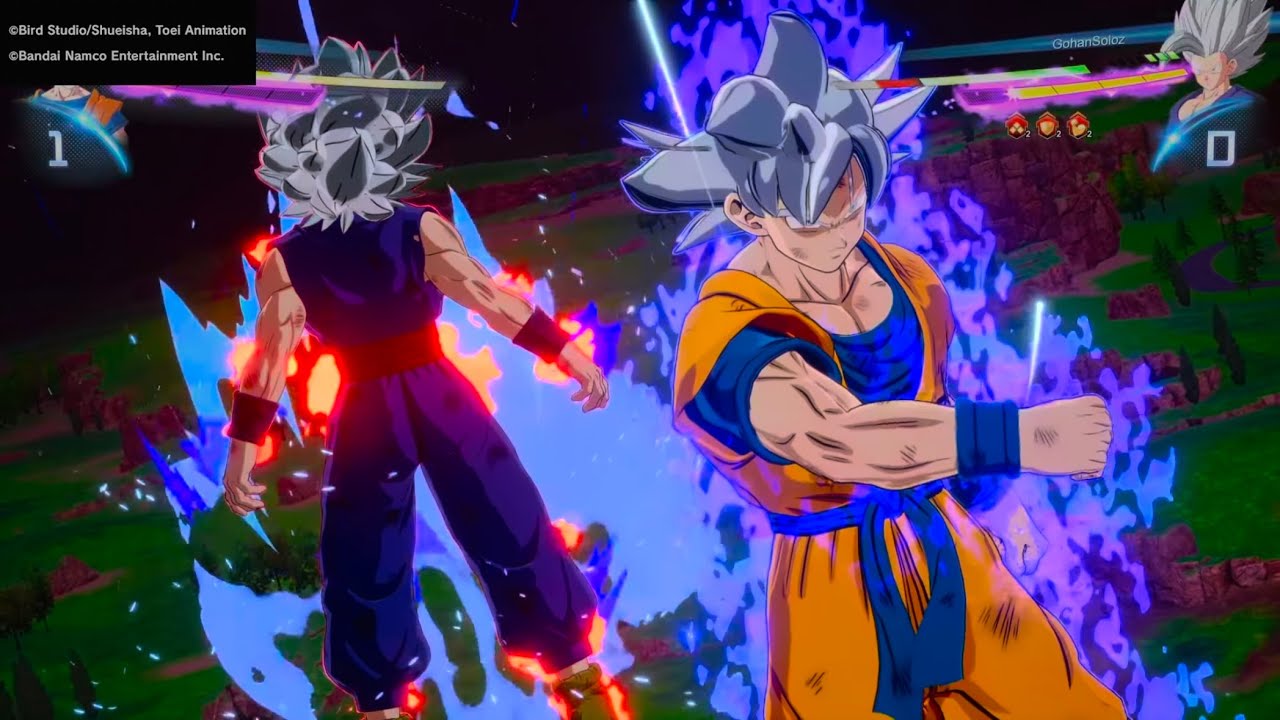 UI Goku vs Gohan Beast