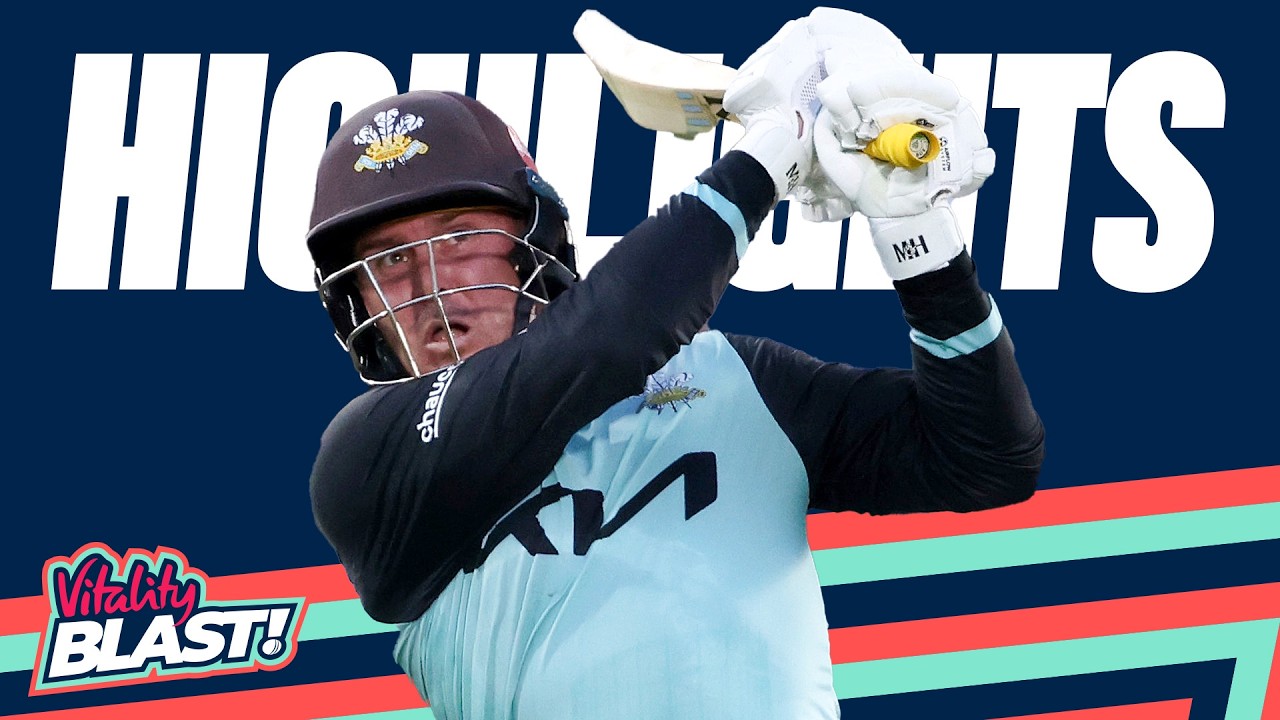 Рой ВЫНОСИТ 103 очка! | Суррей &mdash; Сассекс | Лучшие моменты | Vitality Blast 2026