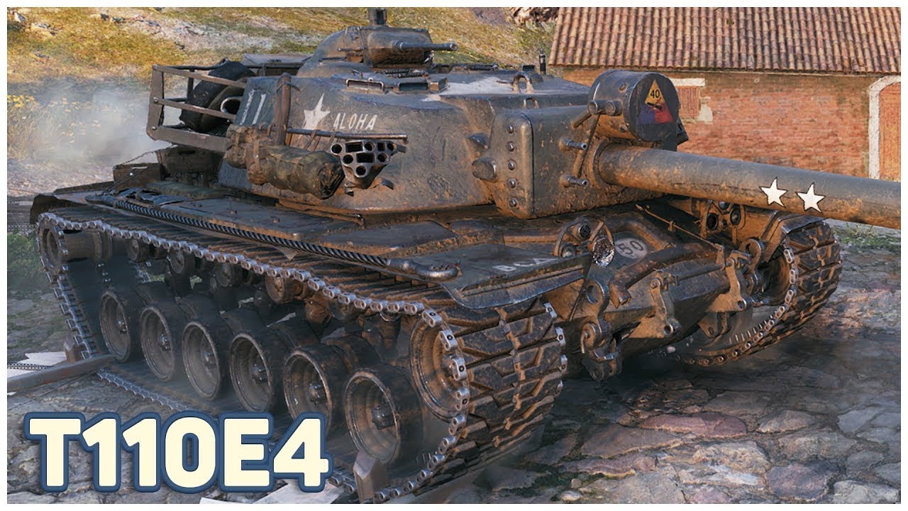 T110E4 • 10.539 Damage - Monster Redshire game • WoT Gameplay