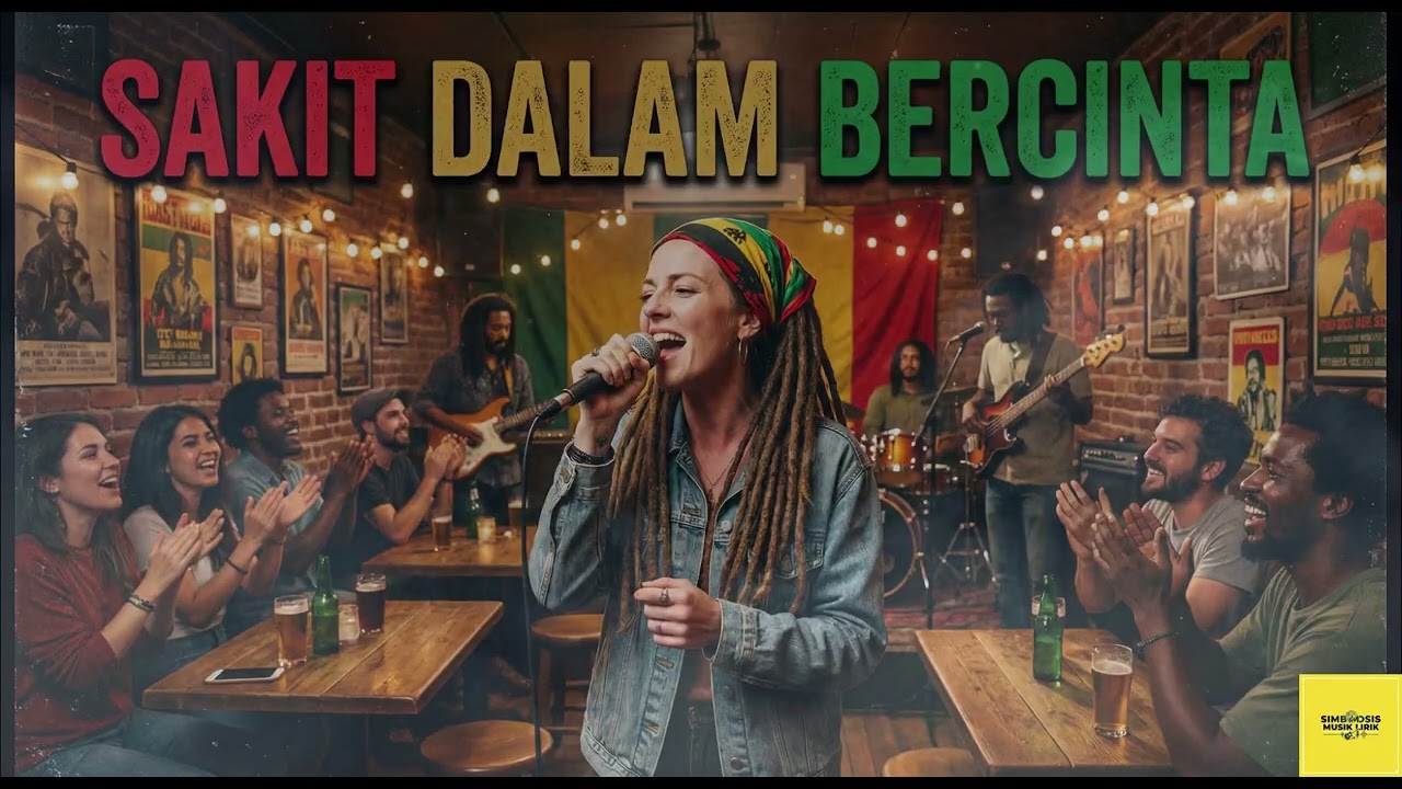 SAKIT DALAM BERCINTA (REGGAE VERSION) Lagu Cafe by Simbiosis Musik Lirik
