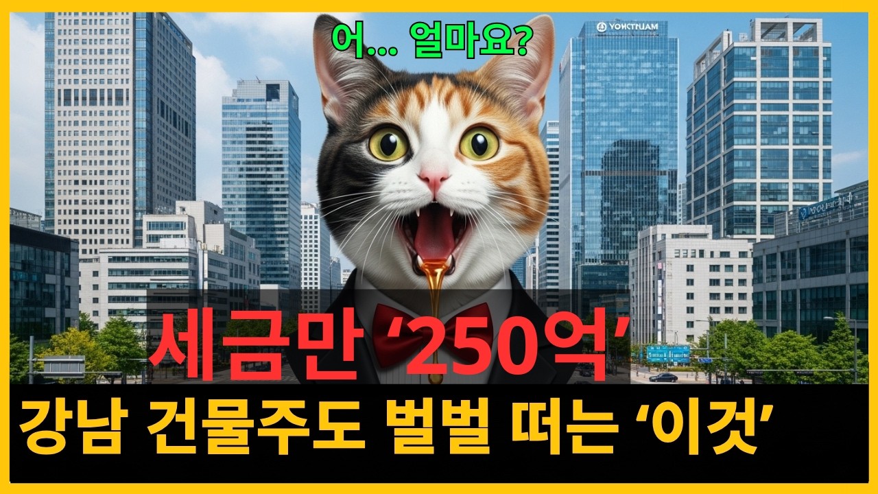 🔥와... 세금만 250억!!!🔥'이것' 하나로 500억 빌딩 물려받고 파산하는 대한민국 건물주들의 몰락…
