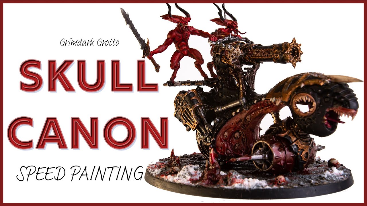 Speed Paint Breakdown | Skull Cannons of Khorne