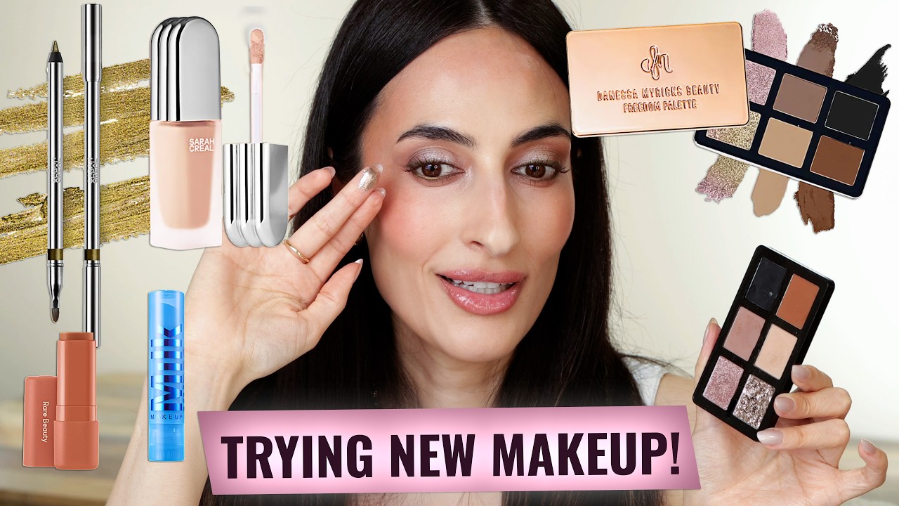 Trying New Makeup! Danessa Myricks, Sarah Creal, Milk, Rare Beauty✨